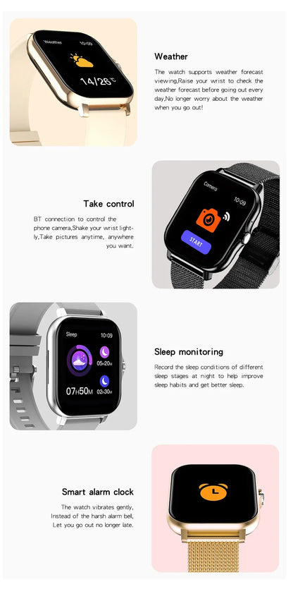 Xiaomi  SmartWatch Android Phone 1.44" Color Screen Full Touch Custom Dial Smart Watch Women Bluetooth Call Smart Watch Men