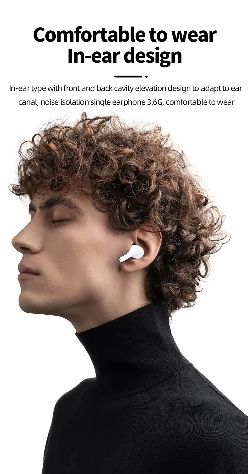 A9pro A9 pro Smart in-ear tws earphone with ENC function BT 5.4 wireless led touch screen stereo sound sport earbuds headphone