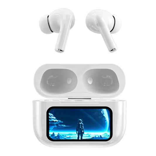 A9pro A9 pro Smart in-ear tws earphone with ENC function BT 5.4 wireless led touch screen stereo sound sport earbuds headphone