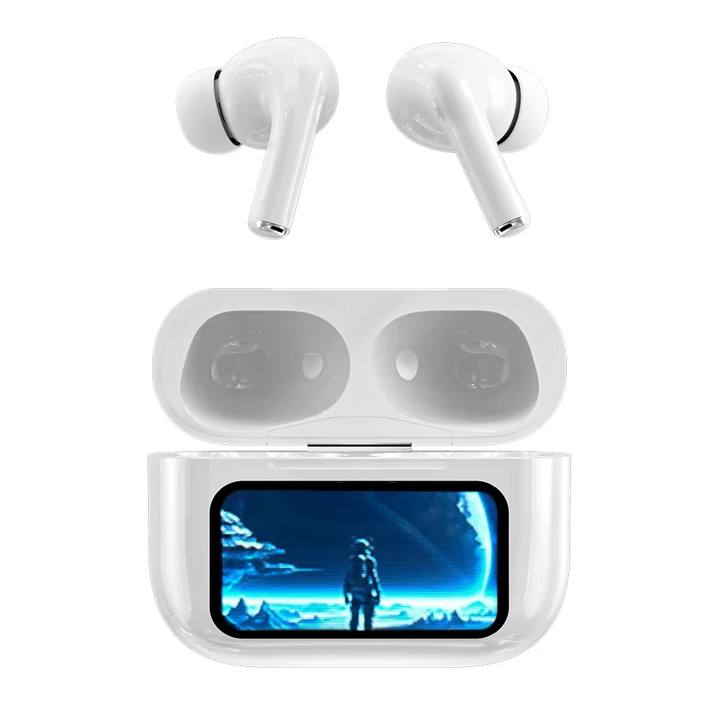 A9pro A9 pro Smart in-ear tws earphone with ENC function BT 5.4 wireless led touch screen stereo sound sport earbuds headphone